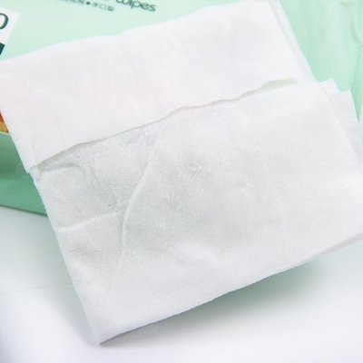 Nouveau développez les chiffons humides jetables non tissés purs de Spunlace de l'eau de conception