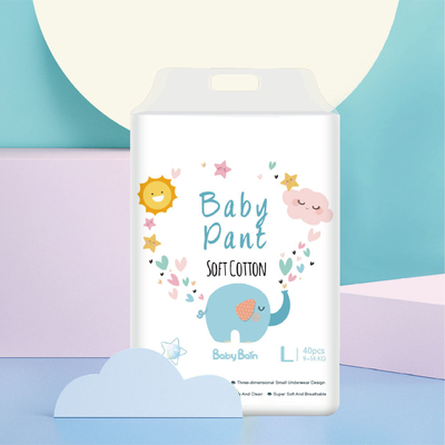 Couche-culotte cabreuse de formation de bébé de paquet enorme d'indicateur d'humidité de modèle de conception