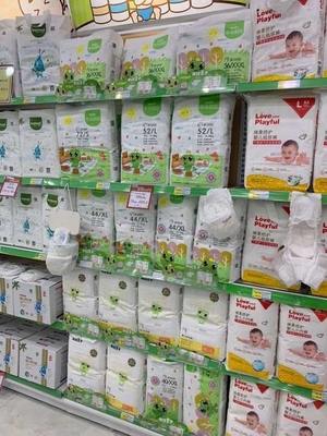 Pantalon 100% mou de bébé de couche-culotte jetable matérielle de bébé de coton