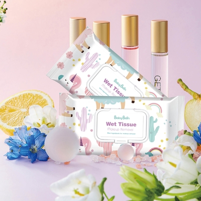 L'eau micellaire faciale de Rose Makeup Remover Wipes With de l'eau de nettoyage