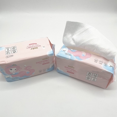 Passages à sec d'un chiffon mous biodégradables adaptés aux besoins du client de label jetables pour l'adulte de bébé