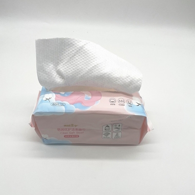 Passages à sec d'un chiffon mous biodégradables adaptés aux besoins du client de label jetables pour l'adulte de bébé