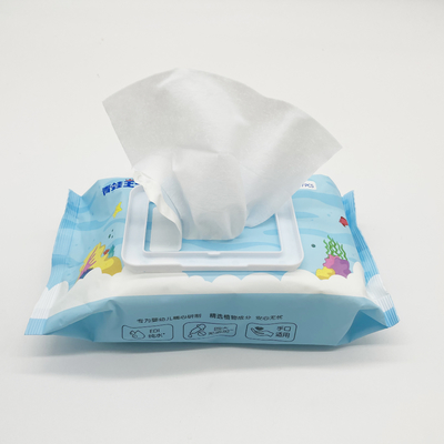 Chiffons organiques biodégradables jetables de bébé de chiffons humides jetables d'OEM