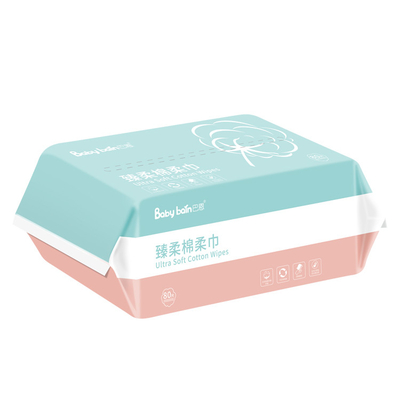 Mouchoirs secs jetables pour le visage de bébé 100% coton pour un usage quotidien