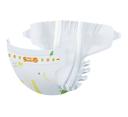 La couche-culotte jetable non tissée de bébé halète l'anti fuite respirable molle