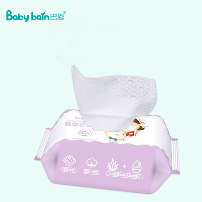 Chiffons humides de chiffons de bébé humide jetable mou de nouveaux-nés