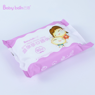 Chiffons humides de chiffons de bébé humide jetable mou de nouveaux-nés