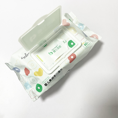 Chiffons humides de bébé biodégradable d'OEM 99,5 chiffons à base d'eau purs