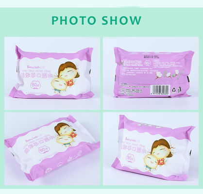 Le bébé sensible organique naturel jetable essuient 99,9% biodégradables l'eau pure