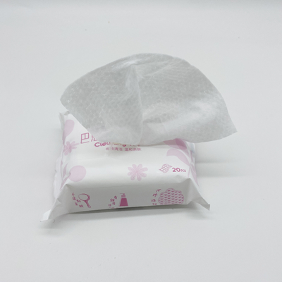 Chiffons faciaux de charbon de bois organique humide jetable de chiffons de retrait de maquillage d'adultes