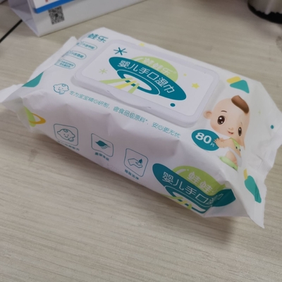 L'eau jetable de soin sensible fait sur commande de bébé essuie ultra doux