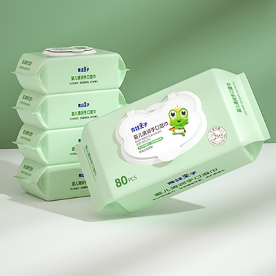 Les chiffons humides de bébé de fibre en bambou nouveau-née sensible pèlent le soin naturel