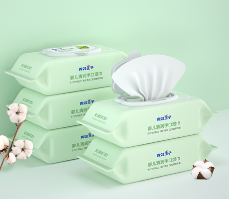 Les chiffons humides de bébé de fibre en bambou nouveau-née sensible pèlent le soin naturel
