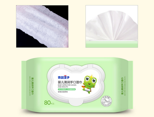 Les chiffons humides de bébé de fibre en bambou nouveau-née sensible pèlent le soin naturel