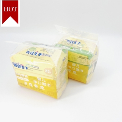 Le bébé jetable naturel de coton de ménage essuie Unscented doux pour la peau sensible