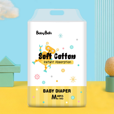 La traction jetable non tissée du bébé 3D halète doucement respirable