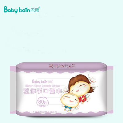 Dernières lingettes humides pour bébés 60pcs ou 80pcs lingettes humides jetables