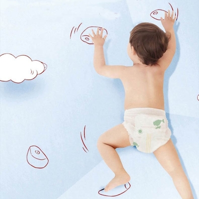 Pantalon mou respirable jetable de couche-culotte de bébé de fabricants de couches-culottes de qualité de la meilleure qualité