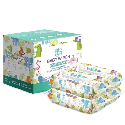 Nettoyage jetable de matériel de Spunlace de lingettes humides de bébé de la Chine