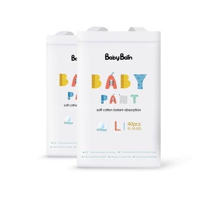 Pantalon de formation en coton doux OEM Care Baby Diaper Pants A Grade