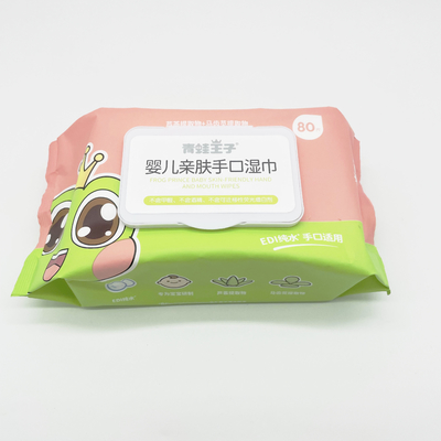 Usine hypoallergénique de lingettes humides jetables biodégradables de peau nouveau-née sensible basée