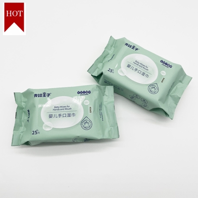 Usine hypoallergénique de lingettes humides jetables biodégradables de peau nouveau-née sensible basée