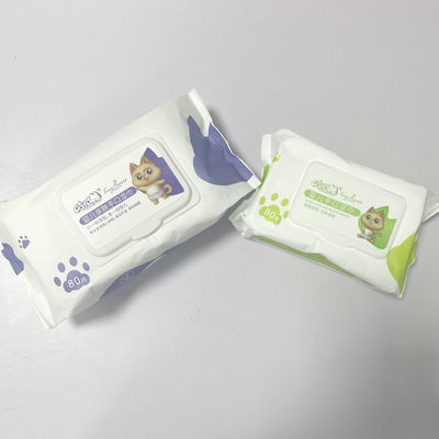 Tissu humide 80 tire les lingettes non tissées douces pour bébé avec couvercle