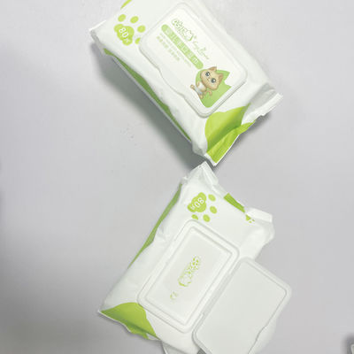 Tissu humide 80 tire les lingettes non tissées douces pour bébé avec couvercle