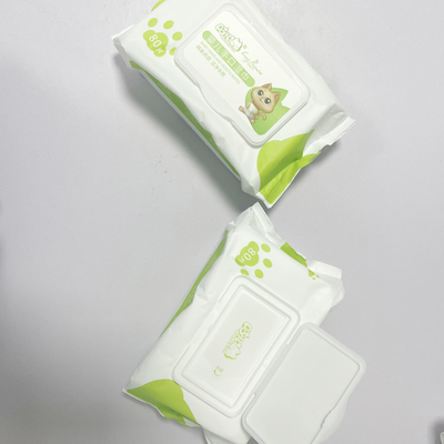 Chiffons humides jetables portatifs multifonctionnels d'OEM pour les mains de nettoyage extérieures de bouche