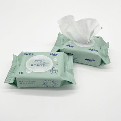 25 lingettes humides biodégradables écologiques pour bébé à l'eau pure pour tous les âges