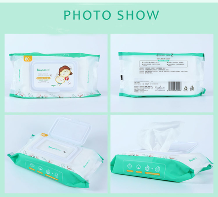 Personnalisation Ultra Doux Non Tissé Sensible 80pcs Bébé Lingettes Humides Fournisseur En Chine