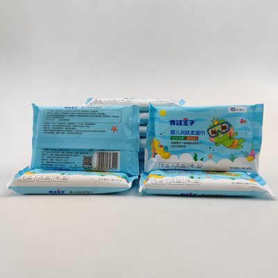 Tissu humide de chiffons témoin de bébé biodégradable en bambou de luxe fait sur commande sans n de tissu naturel