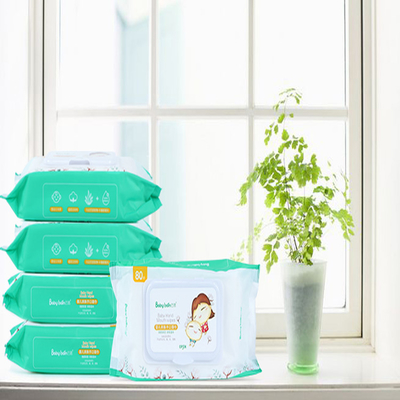 Le soin biodégradable de bébé de coton mou d'aperçus gratuits essuie 99,5 chiffons nouveau-nés de bébé de chiffons de l'eau