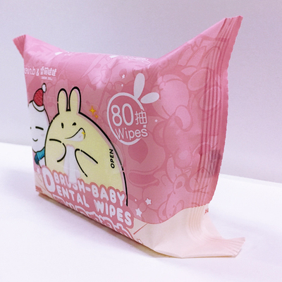 Nouveau-né sensible de chiffon jetable humide de chiffons de coton de bébé