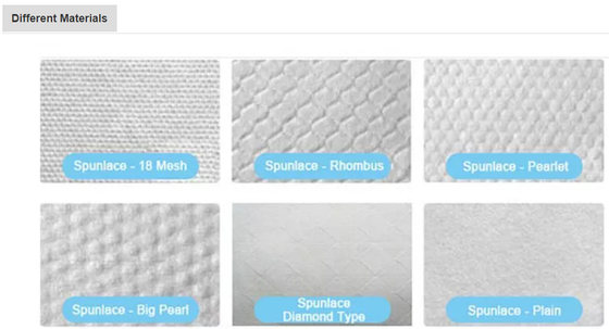 Nouveau-né sensible de chiffon jetable humide de chiffons de coton de bébé
