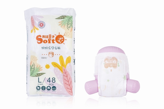 Pantalon jetable de formation de bébé d'absorptivité élevée ultra douce faite sur commande