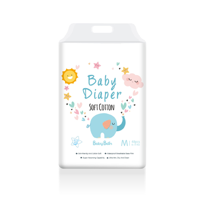 De coutume absorptivité jetable des couches-culottes 500-1000ml de bébé de textiles tissés non