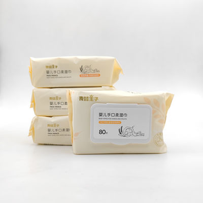 Naturel organique de Spunlace de soin de bébé de bouche de chiffon humide nouveau-né inodore mou de nez