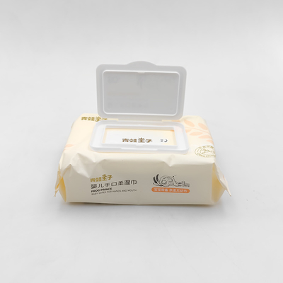 Chiffons humides épais non tissés jetables faits sur commande de bébé de papier de soie de soie de Spunlace