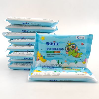 Naturel organique de Spunlace de soin de bébé de chiffon humide nouveau-né inodore mou de nez