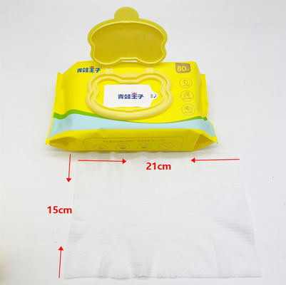 De réchauffeur tissu humide jetable de bébé de formule doucement avec l'odeur d'Unscented d'eau propre
