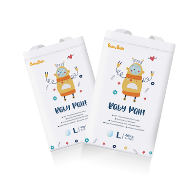Non le bébé fait sur commande Dipers de textile tissé pèlent les couches-culottes jetables amicales