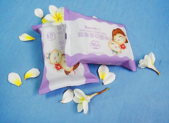 L'eau de haute qualité en gros d'Unscented de 80 PCs essuie les chiffons humides de bébé pour sensible