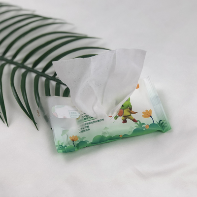 Formule organique naturelle d'Unscented de chiffons humides jetables d'OEM de ménage sans alcool