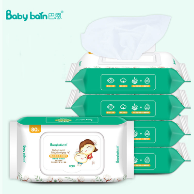De ménage de paquet simple de chiffons textile tissé humide jetable non pour le nettoyage de main