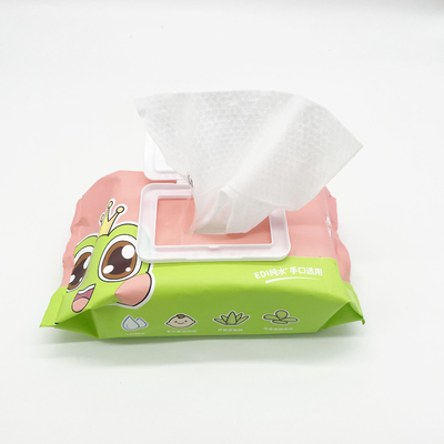 chiffons humides du bébé 80Pcs organique avec le chapeau en plastique Unscent sans alcool