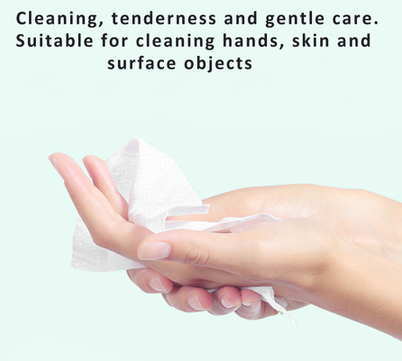 Chiffons humides originaux biodégradables d'Unscented de ventes en gros 99,9% de bébé à base d'eau de peau sensible