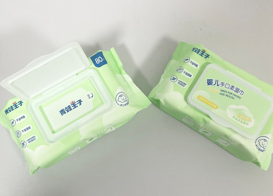 Chiffons humides de 99% de l'eau de bébé de chiffons de marque de distributeur non de bébé organique de textile tissé