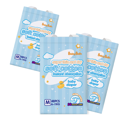 Représentation de absorption superbe de SAP de couches jetables faites sur commande de bébé d'APERÇU GRATUIT