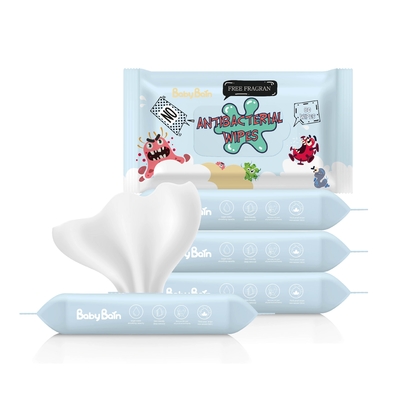 De 99% de bébé organique de l'eau de chiffons de marque de distributeur textile tissé humide non